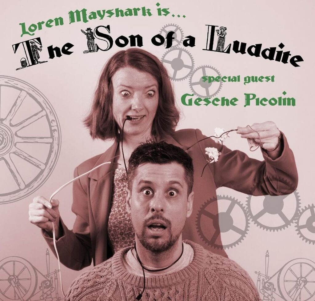 Loren Mayshark and Gresche Picotin in the Son of a Luddite poster