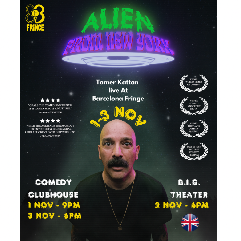 Tamer Kattan Alien from New York poster